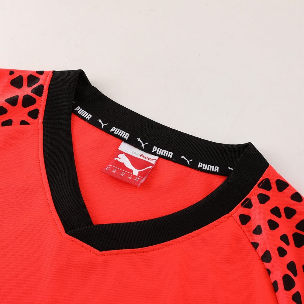 PD02 orange shorts suit S-2XL