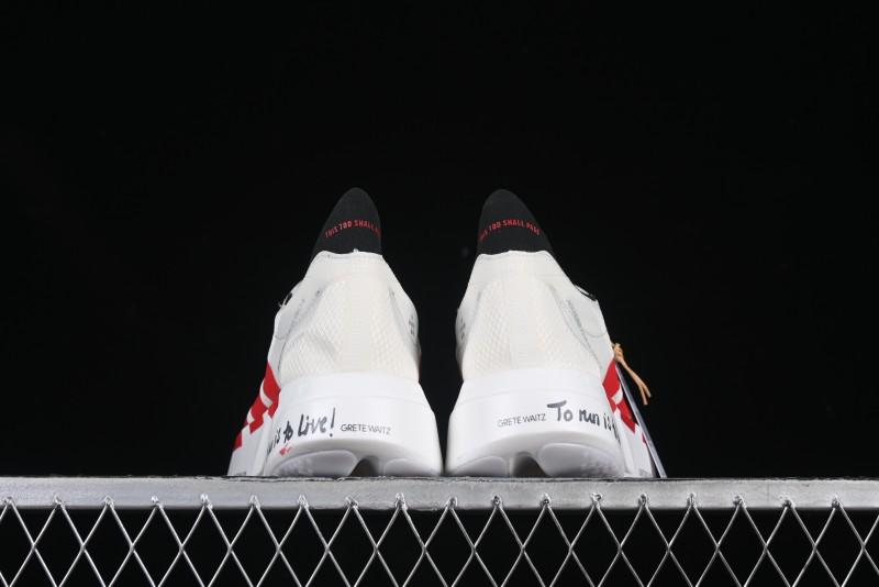 Adidas Lightstrike Pro Running Shoes - White/Red with Inspirational Design