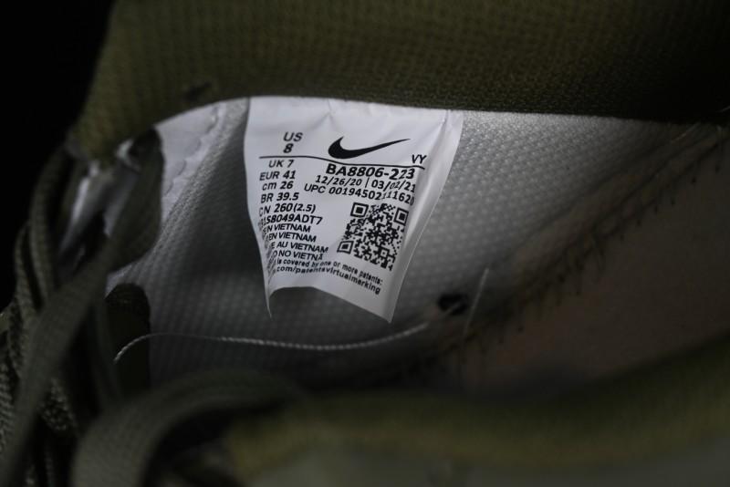 Nike Air Force 1 '07 Low LV Collaboration - Military Green Casual Sneakers - BA8806-223