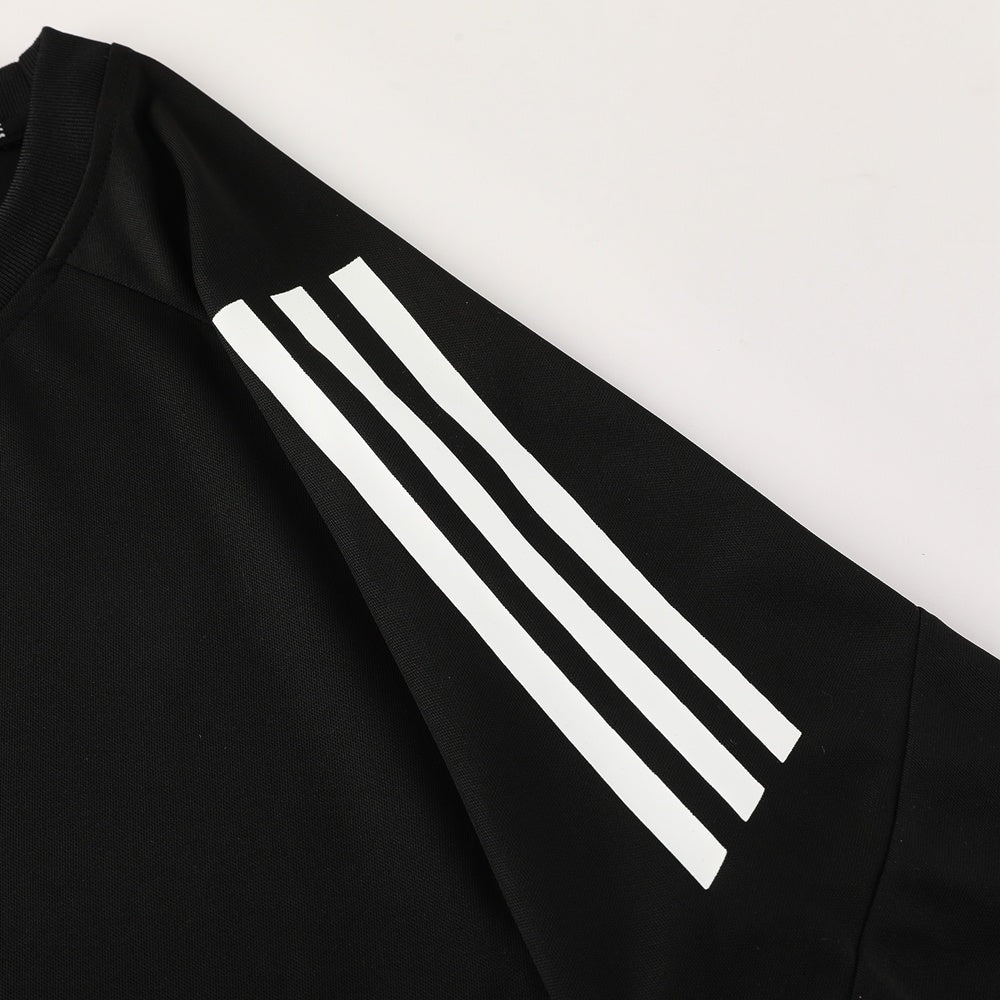 AD09 black shorts suit S-2XL