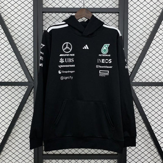 2025 F1 Formula AMG Black Hoodie