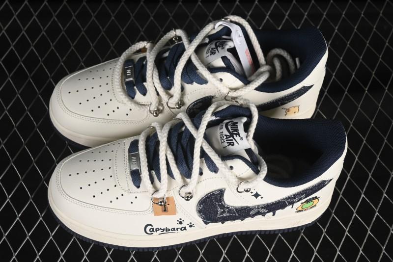 Nike Air Force 1 '07 Low x Capybara "Pour milkBape" Casual Sneakers - LV0506-110