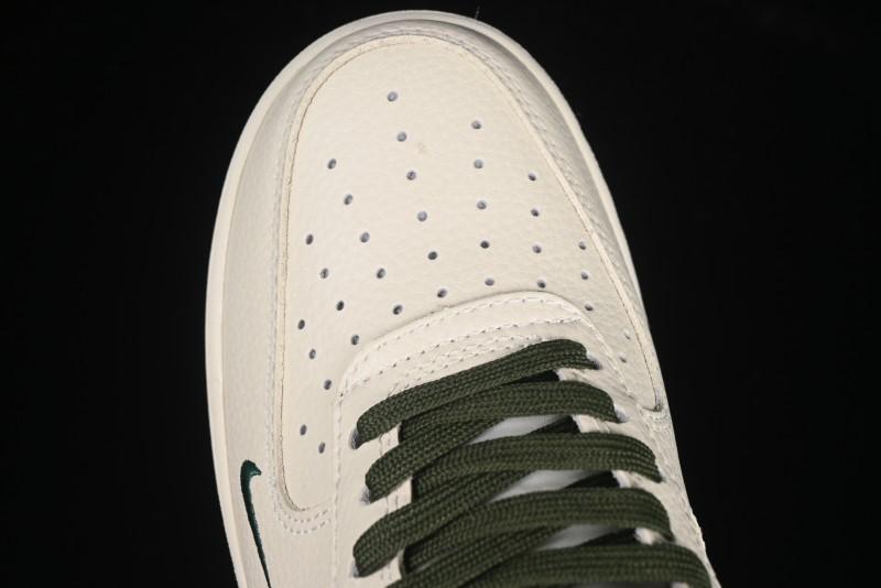 Nike Air Force 1 '07 Low Supreme Collaboration Green Camo Swoosh Casual Sneakers - KK1988-069
