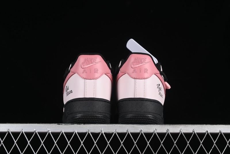 Nike Air Force 1 '07 Low Custom Anime Theme Black Sugar Heart Casual Sneakers with Lace-Up - ZH0316-012