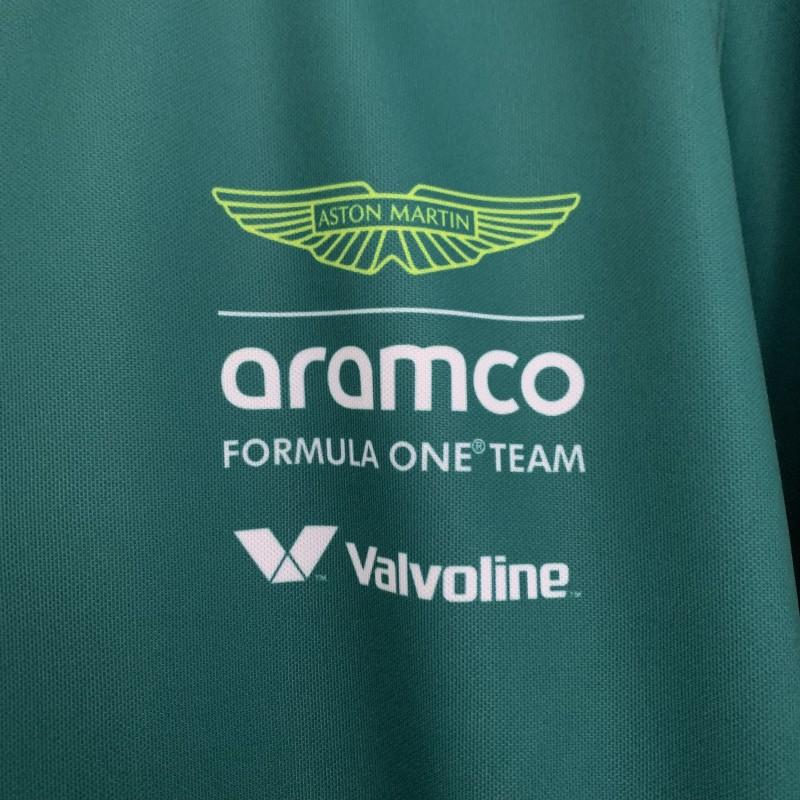 2025 F1 Formula Aston Martin Green ARAMCO #14 T-Shirt