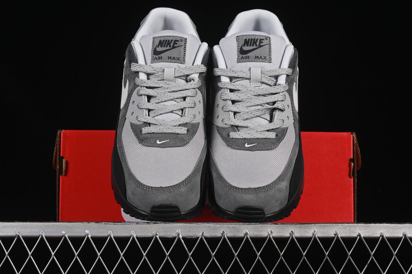 Nike Air Max 90 Retro Running Shoes with Visible Air Cushion - HQ3817-001