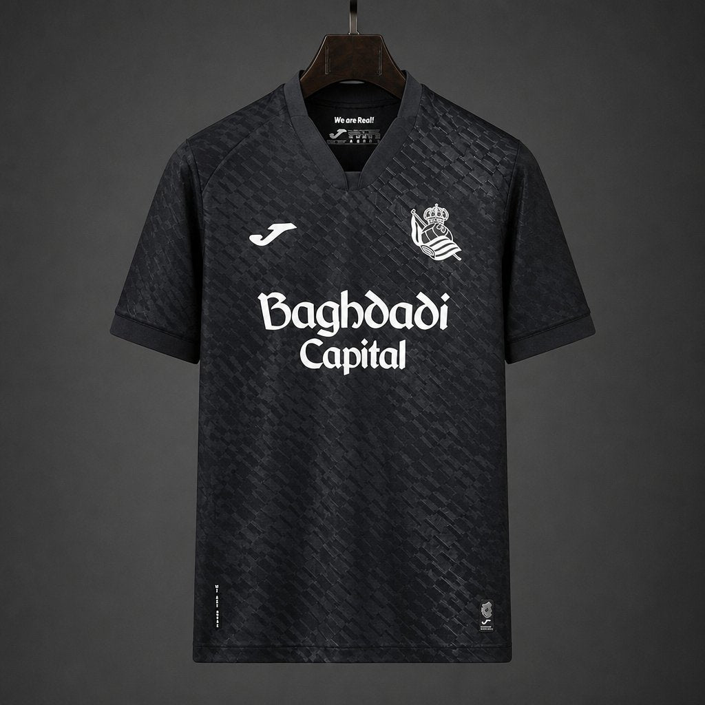 26/27 Real Sociedad Away Black Jersey