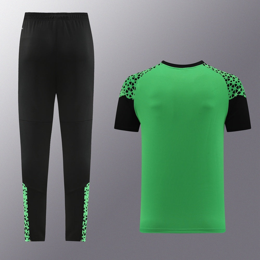 PD02 green trousers suit S-2XL