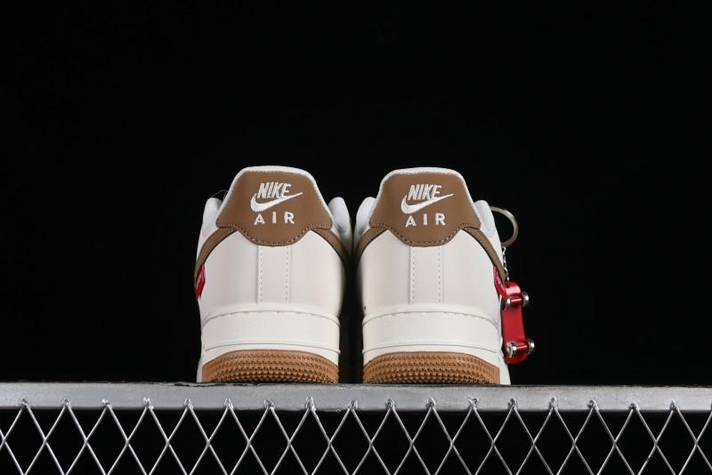 Supreme x Nike Air Force 1 '07 Low Skateboarding Shoes - Coffee Brown - HD1968-019