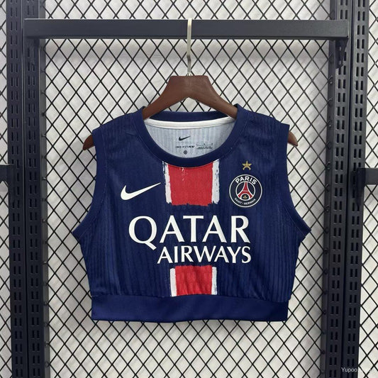 1 Star Women's 25/26 Paris Saint-Germain PSG Navy Blue  Athletic Tank Top
