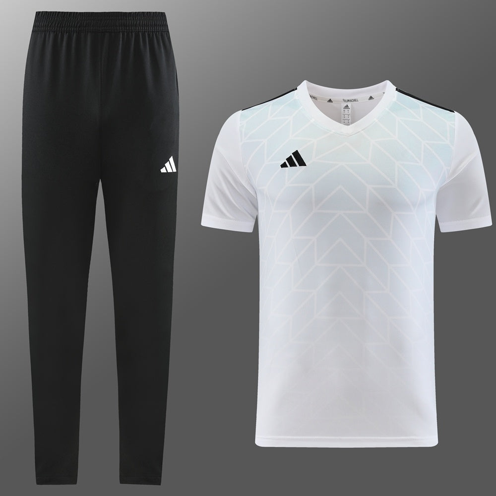 AD05 white trousers suit S-2XL