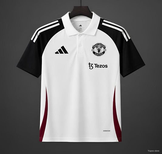 26/27 Manchester United White POLO Jersey