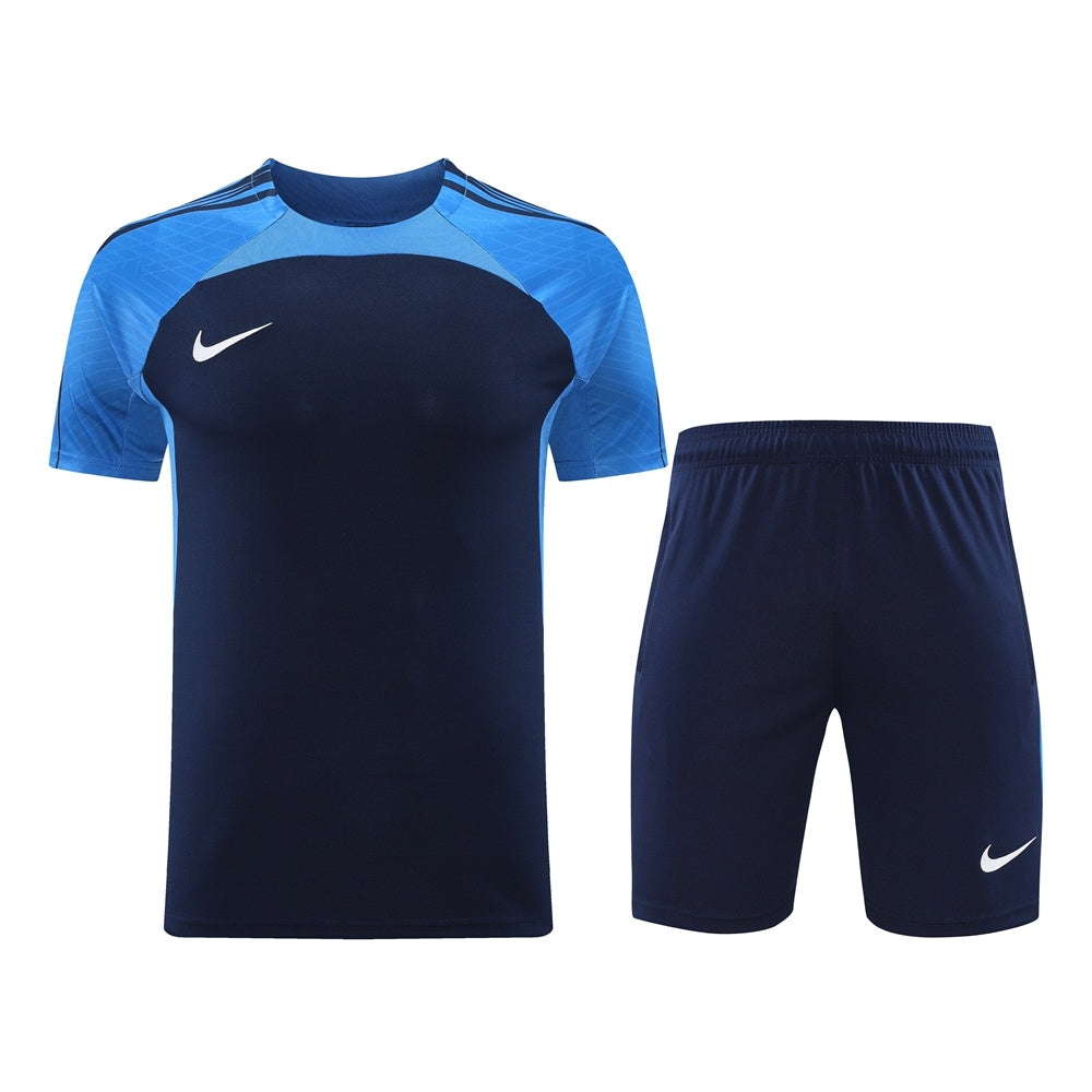 ND07 sapphire blue shorts suit S-2XL