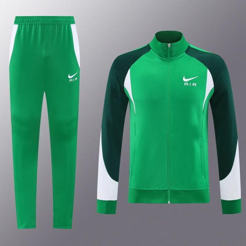 2025 NIKE Green Full Zipper Jacket +Long Pants