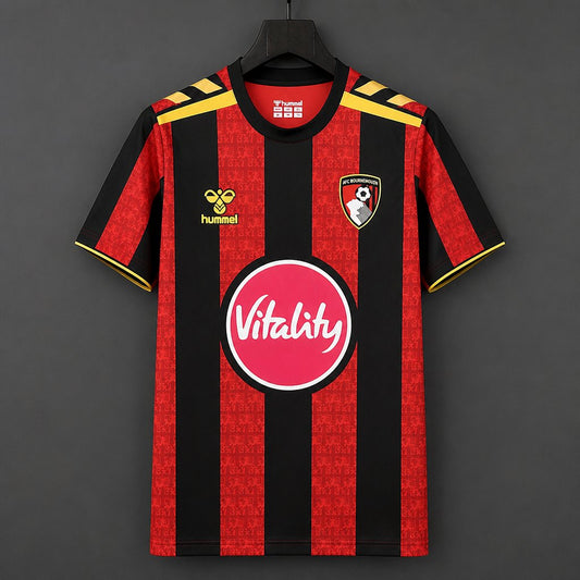 26/27 Bournemouth Home Red&Black Stripes Jersey