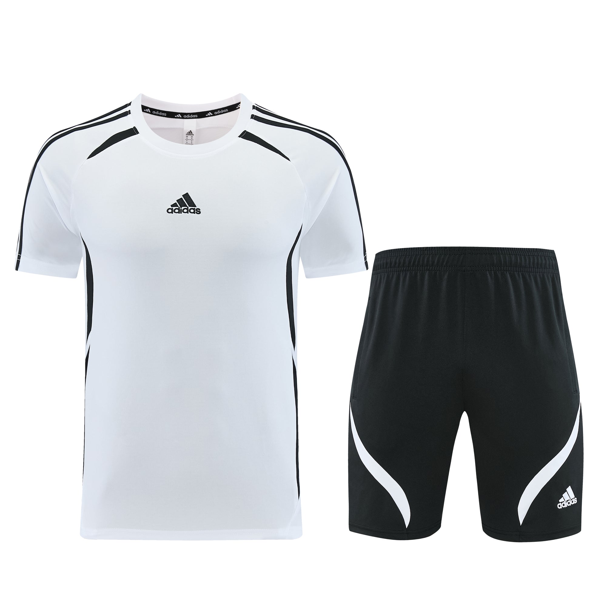 AD16 white shorts suit S-2XL