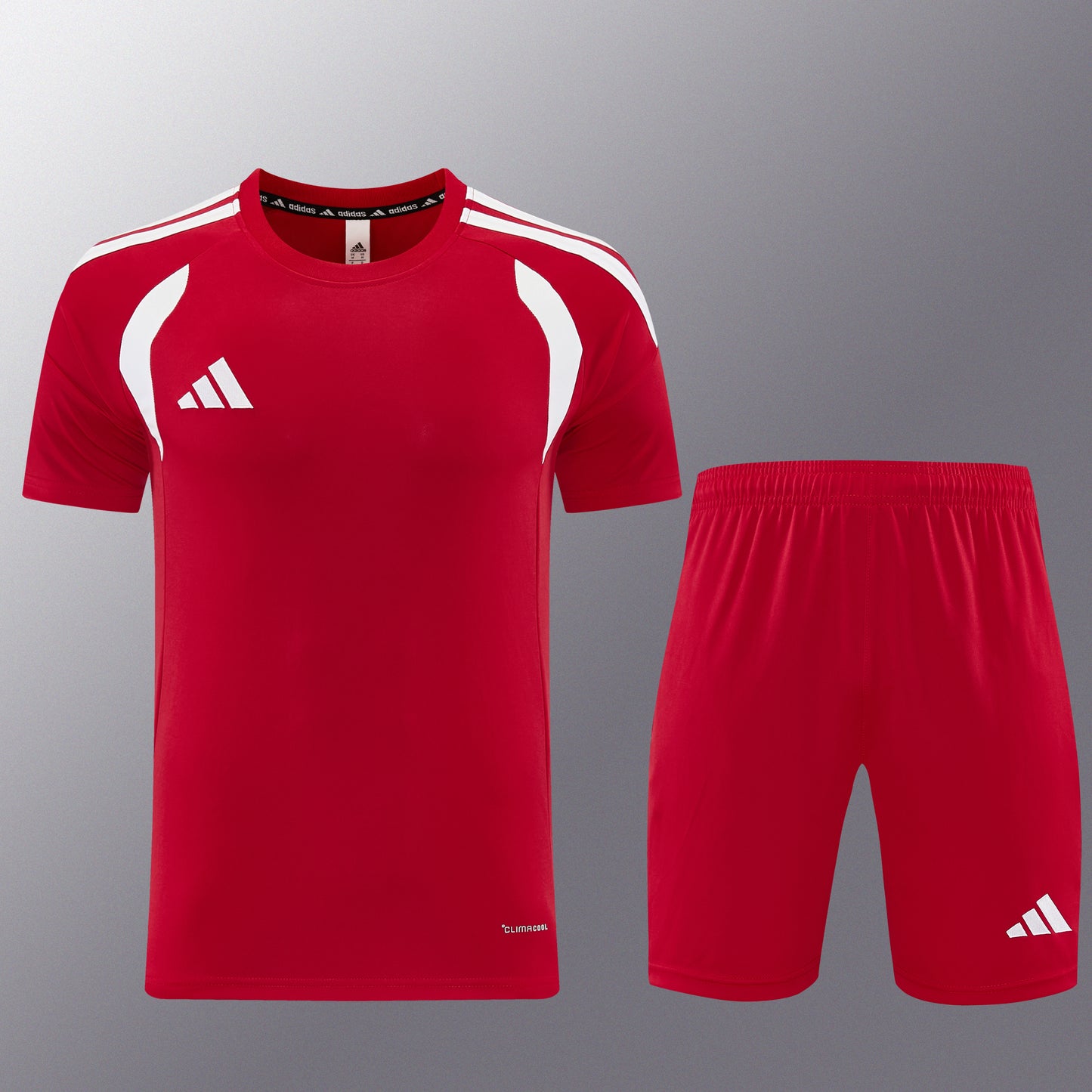 AD14 red shorts suit S-2XL