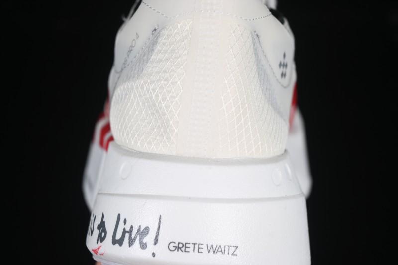 Adidas Lightstrike Pro Running Shoes - White/Red with Inspirational Design