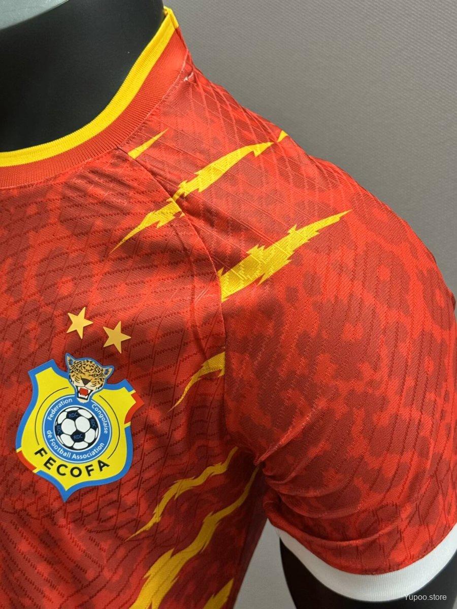 Player Version 2026 Congo Third Red Jersey