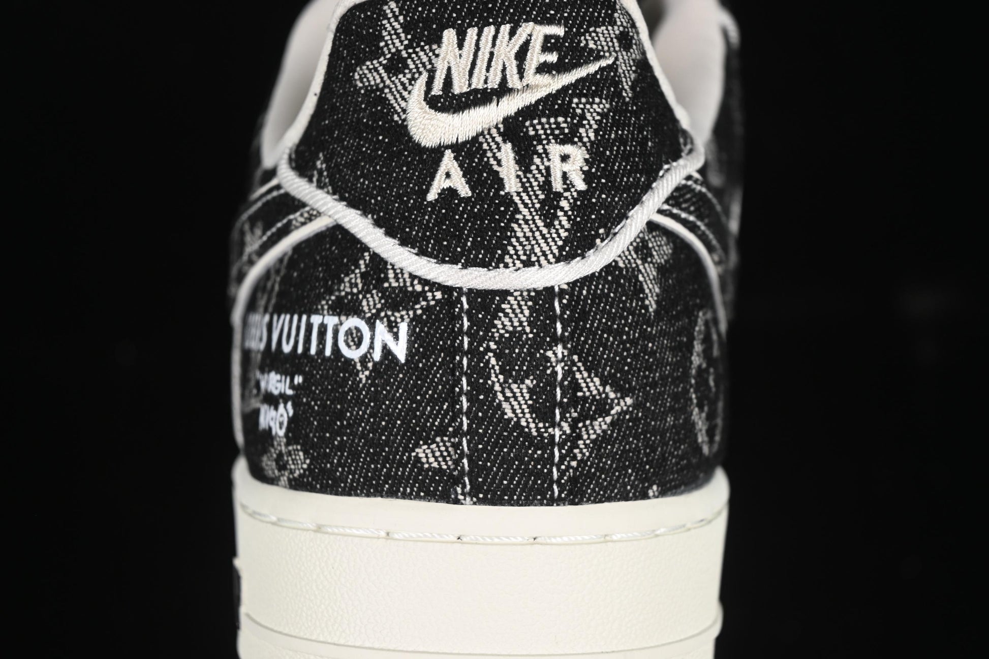 Nike Air Force 1'07 Low LV Collaboration Dark Denim Low-Top Casual Sneakers - SC9207-531