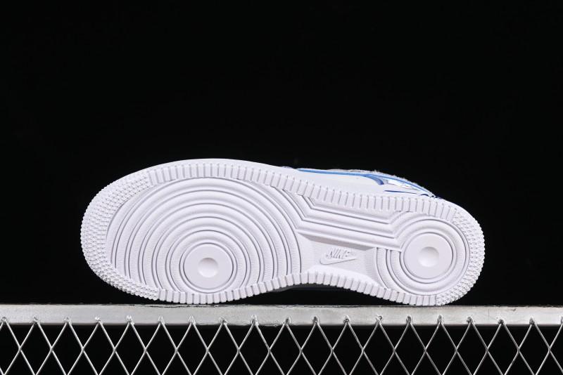 Nike Air Force 1 '07 Low DIY Blue and White Porcelain Dragon Embroidery Casual Sneakers - CW2288-201