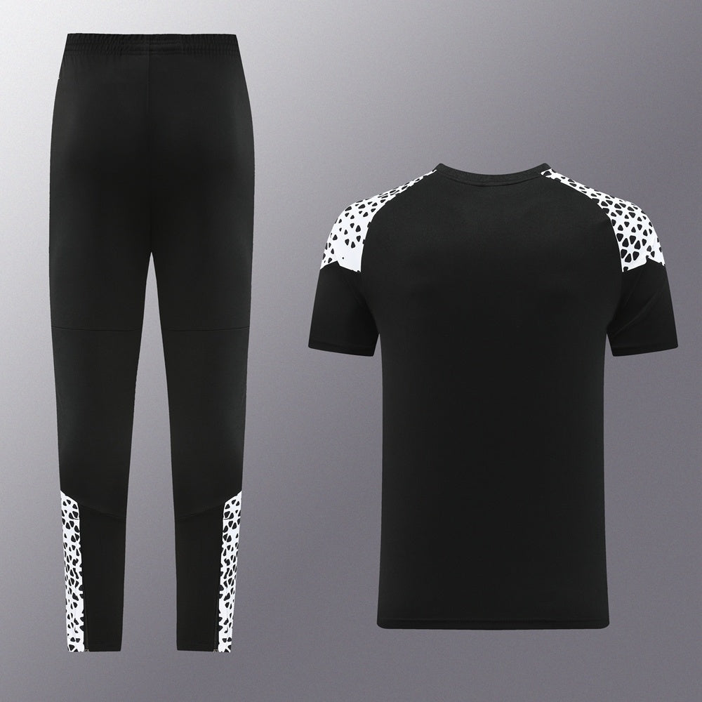 PD02 black trousers suit S-2XL