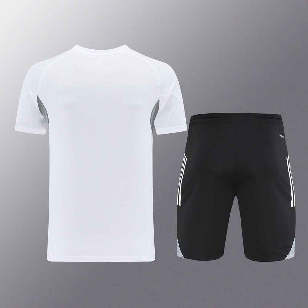 AD09 white shorts suit S-2XL