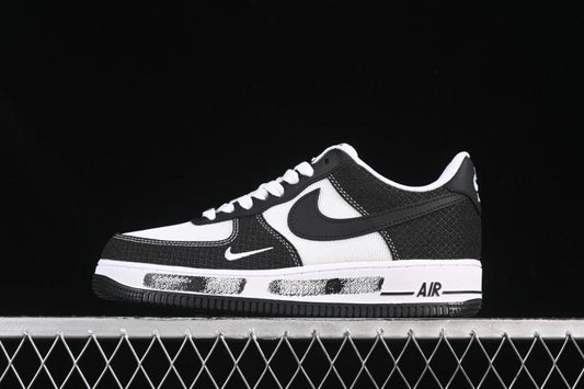 Nike Air Force 1'07 Low Custom Denim Swoosh Casual Sneakers - ZH0316-091