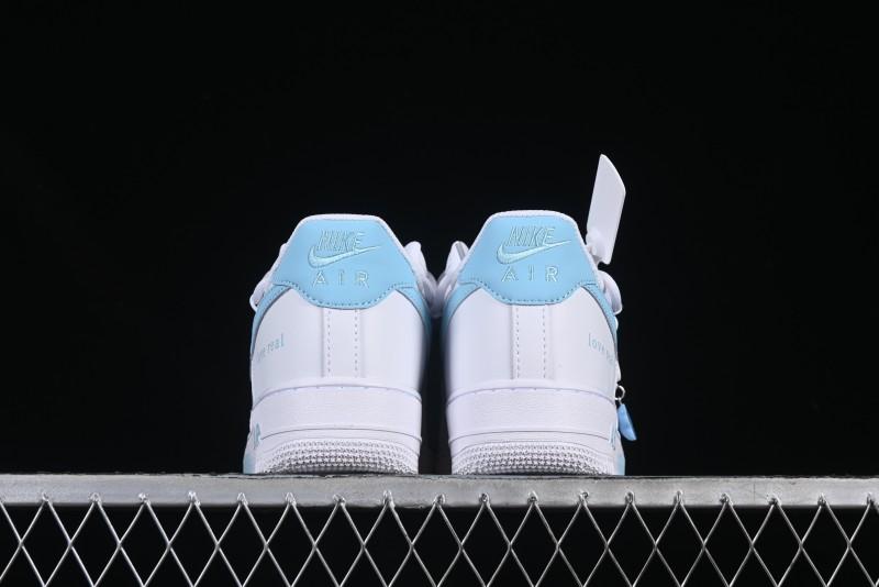 Nike Air Force 1'07 Low Ice Blue Mojito Casual Sneakers - CQ2288-801