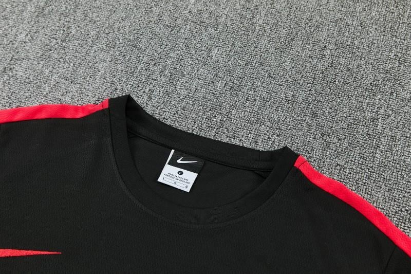 26/27 Pairs Black Short Sleeve+Soccer Shorts