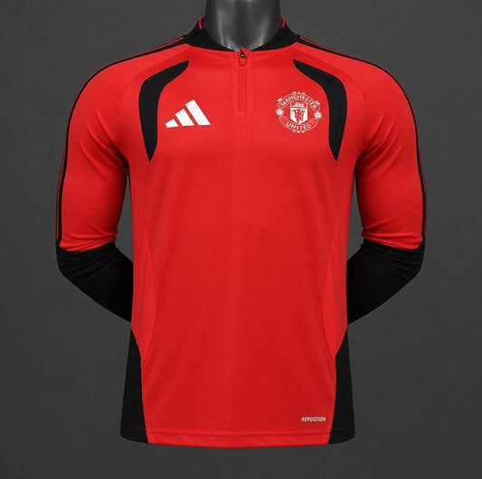 Player Version 26/27 Manchester United FC Long Sleeve Home Red Jersey