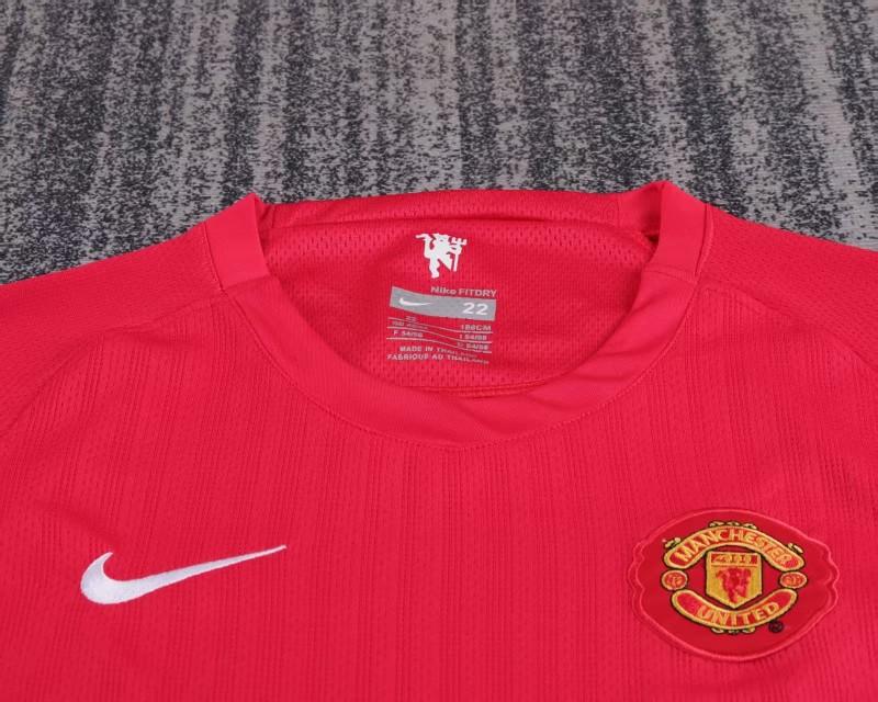 Retro Kids 07/08 Manchester United Home Jersey
