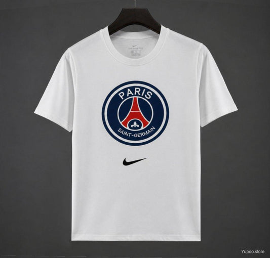 26/27 PSG White Cotton T-Shirt