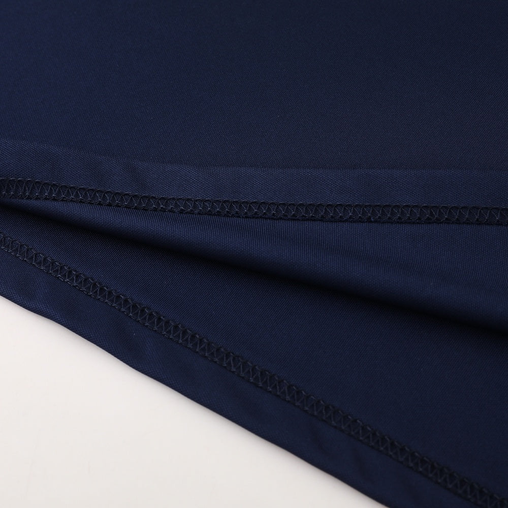 AD07 sapphire blue shorts suit S-2XL