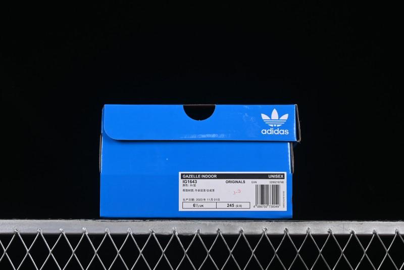 Adidas Originals Gazelle Indoor Retro Casual Anti-Slip Wear-Resistant Low-Top Skate Shoes - IG1643
