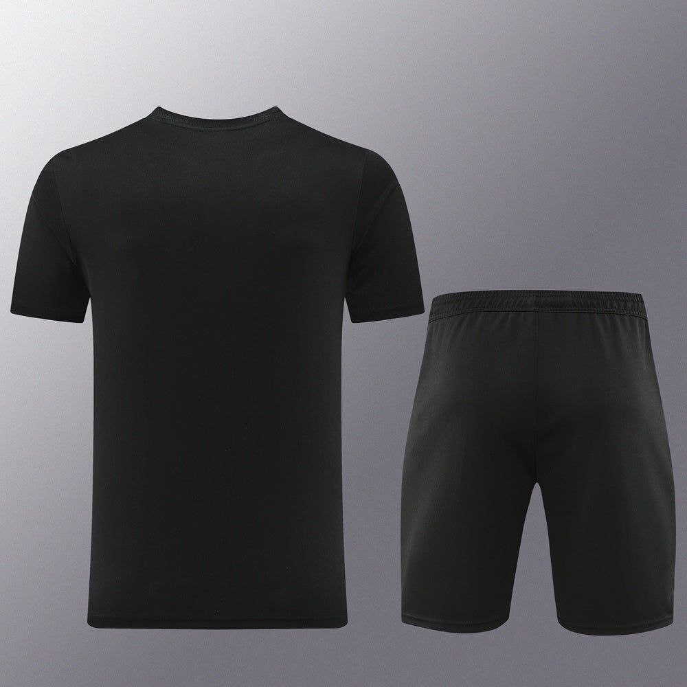 ND03 black shorts suit S-2XL