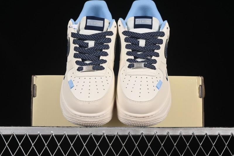 Nike Air Force 1 '07 Low Supreme Collaboration Dual-Tone Blue Label Casual Sneakers - XS1958-565