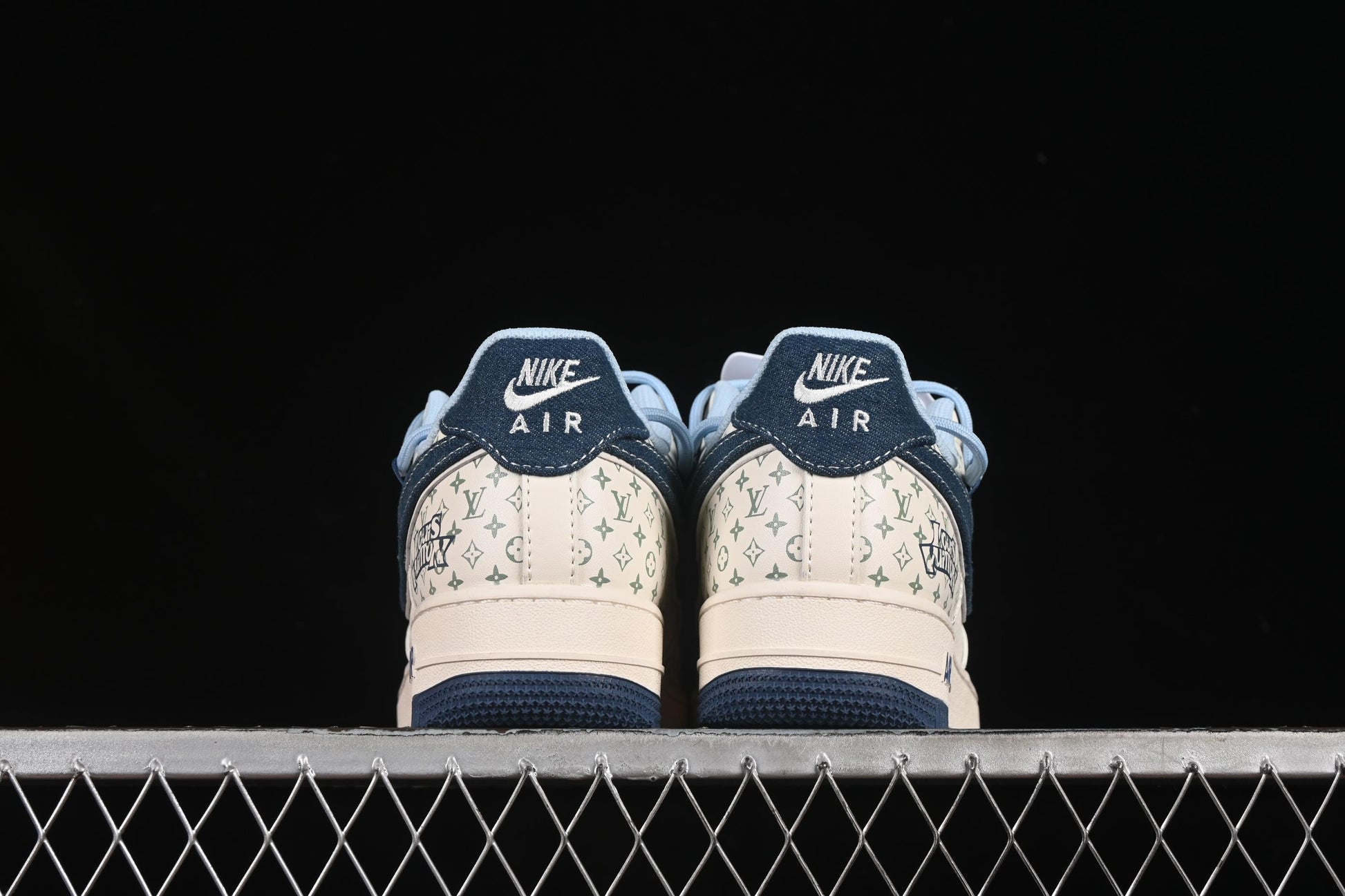 Nike Air Force 1'07 Low LV Collaboration Print Drawstring Casual Sneakers - DM6868-096