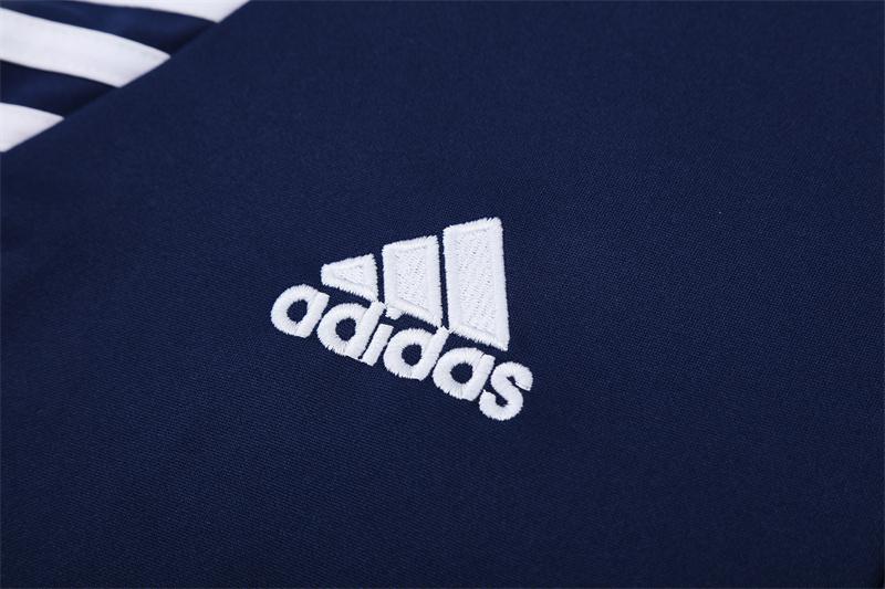 Retro 03/04 Real Madrid Royal Blue Half Zipper Jacket