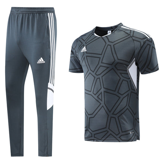 AD01 dark gray trousers suit S-2XL