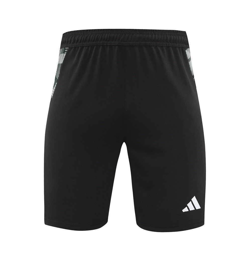 AD08 black shorts suit S-2XL