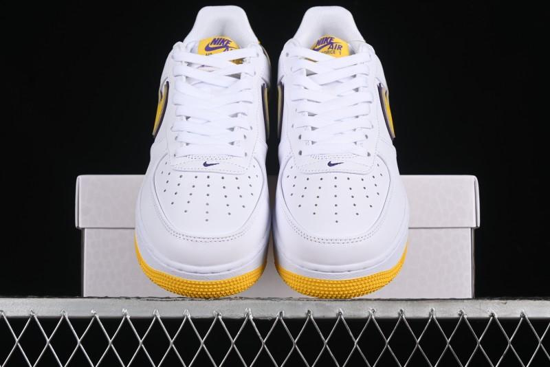 Nike Air Force 1 '07 Low Kobe Full-Grain Leather Casual Sneakers with Full-Length Air Cushion - FZ1151-100