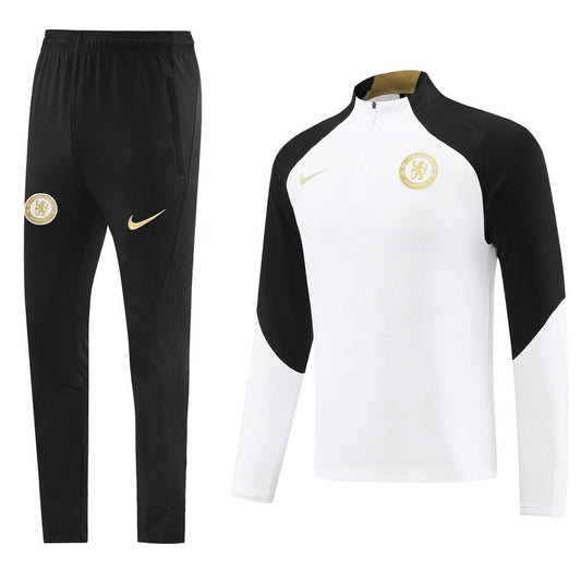 25/26 Chelsea White Half Zipper Jacket+Long Pants