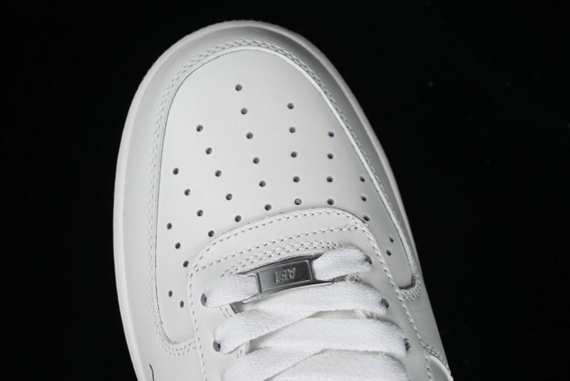 Nike Air Force 1 '07 Low "SHARK" Casual Sneakers with Full-Length Air Cushion - DB3301-220