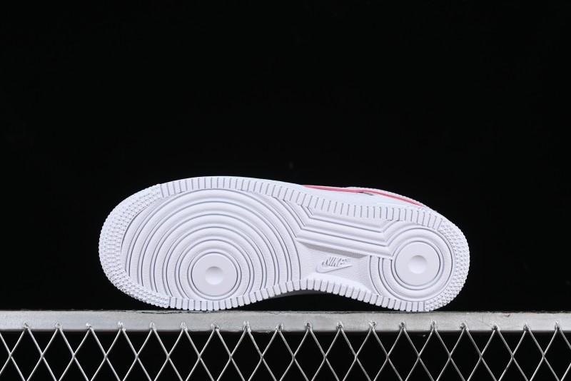 Nike Air Force 1 '07 Low Grey White Pink Casual Sneakers - HM3694-011