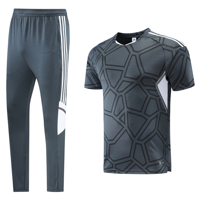 AD01 dark gray trousers suit S-2XL