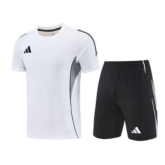 AD09 white shorts suit S-2XL