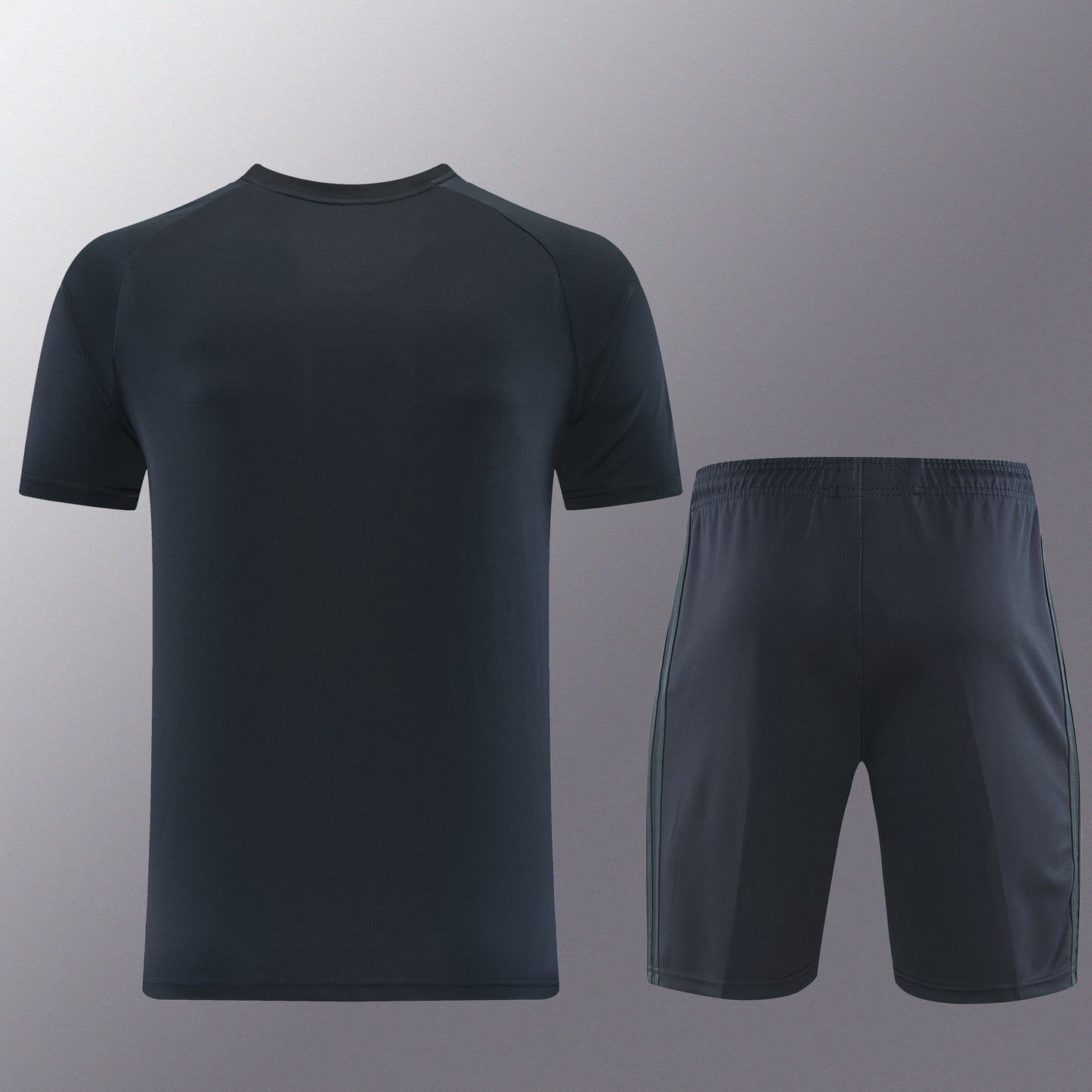 AD15 dark gray shorts suit S-2XL