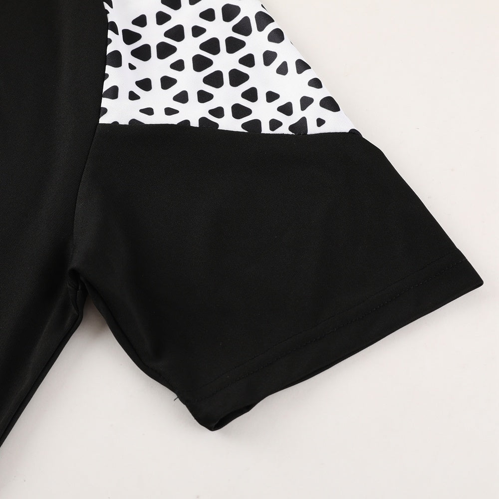 PD02 black trousers suit S-2XL