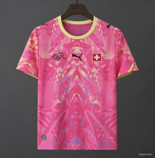 2026 Switzerland Pink Goalkeeper Jersey